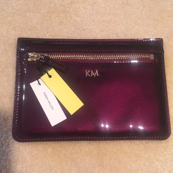 Karen Millen Handbags - Karen Millen patent leather clutch